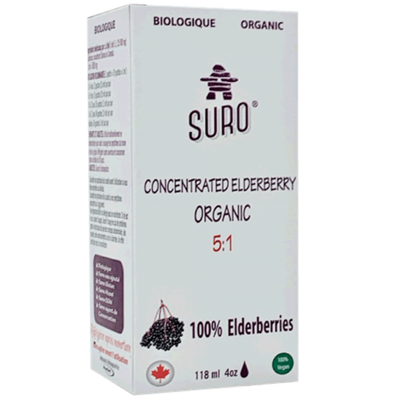 ELDERBERRY CONCENTRATED 5:1 ORGANIC 118ML