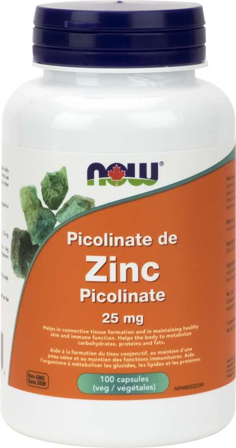 ZINC PICOLINATE 25mg 100 vegetarian capsules