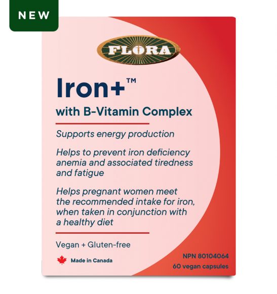 IRON+ With B-COMPLEX 60 Vegan Capsules