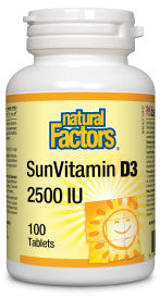 Vitamin D3 2500IU 100 Tablets