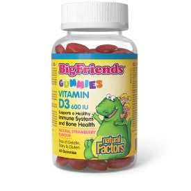 Vitamin D3 600IU Strawberry 60 Gummies