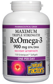 RxOmega-3 Maximum Triple Strength 900 mg 150 softgels