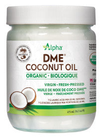DME Coconut Oil 475ml plastic jar