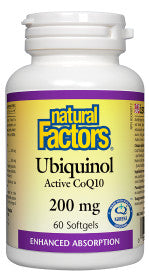 Ubiquinol COQ10 200mg/60 softgels
