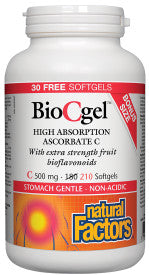 Vitamin C BioCgel 210 Softgels Bonus Size