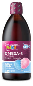 Omega-3 with Vitamin D3 Cotton Candy